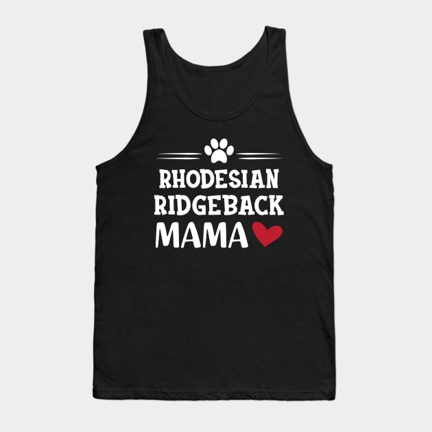 Rhodesian Ridgeback Mama Tank Top by KC Happy Shop